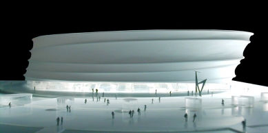 Koncertní hala Zénith - Model - foto: © Massimiliano Fuksas Architetto
