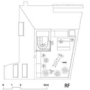 House & Atelier Bow-Wow - Roof drawing - foto: © 2006 Atelier Bow-Wow Co. Ltd.