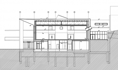 Kulturní centrum Střelnice Turnov - Řez - foto: ATELIER 6