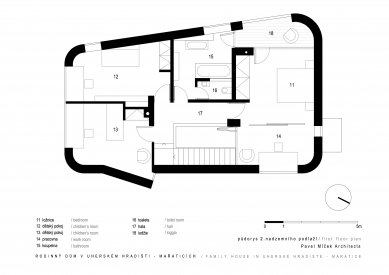 Family house in Uherske Hradiste - 2NP - foto: Pavel Míček Architects