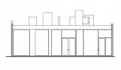 Planar House - Jižní pohled - foto: Courtesy Steven Holl Architects