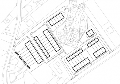 Residental complex in Slezská Ostrava - Situace - foto: © Kamil Mrva Architects