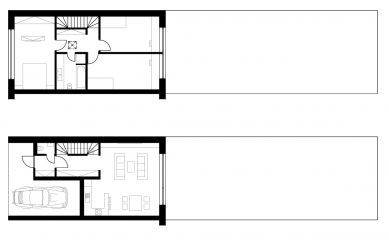 Obytný soubor, Slezská Ostrava - Půdorysy, vatianta B - foto: © Kamil Mrva Architects