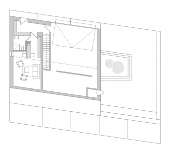 Rodinný dům v Myšlíně - 2NP - foto: Aulík Fišer architekti