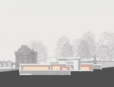 Museum of Modern Literature - <translation>Longitudinal Section</translation> - foto: © David Chipperfield Architects