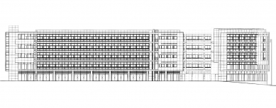Administrativní budova Euregio - Jižní fasáda - foto: © Richard Meier & Partners Architects