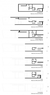 Townhouse O-10 - Půdorysy - foto: David Chipperfield Architects