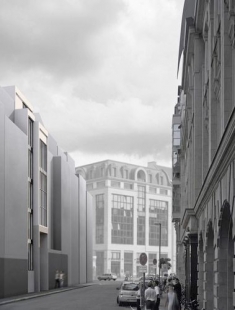 Townhouse O-10 - Zákres do fotografie - foto: David Chipperfield Architects