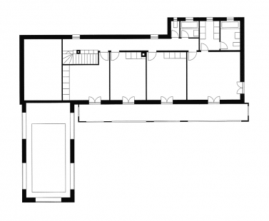 Single Family House in Winterthur - Floor plan of the upper floor