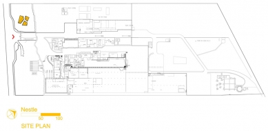 Laboratoře firmy Nestlé - Situace - foto: © Rojkind Arquitectos / Mexico City