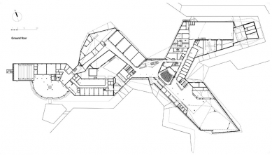 Svalbard Science Centre - Floor plan of the ground floor - foto: Jarmund/Vigsnæs AS Architects MNAL