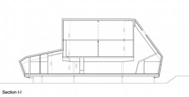 Svalbard Science Centre - Section I-I' - foto: Jarmund/Vigsnæs AS Architects MNAL