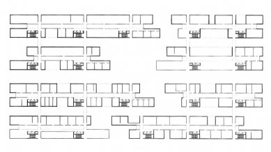 Fakulta informačních technologií - Půdorys soutěžního návrhu z roku 1993 - foto: © Riegler Riewe Architekten, Graz