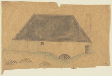 Lesní kaple - Kresba - foto: © MoMA, NY