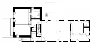 Rekonstrukce a dostavba rodinného domu v Klánovicích - 1. NP