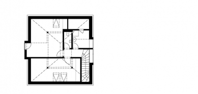Rekonstrukce a dostavba rodinného domu v Klánovicích - 2. NP