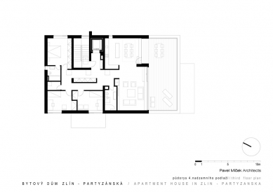 Apartment house in Zlin - Partyzanska - 4NP - foto: Pavel Míček Architects