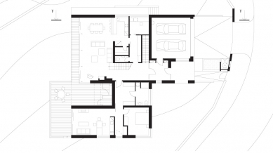 Rodinný dům Vinohrady 01 - 1NP - foto: knesl + kynčl architekti