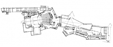 Theater Wolfsburg - Půdorys přízemí