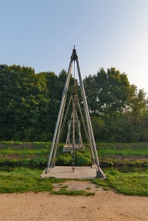 Transbordér přes řeku Niers u Mönchengladbachu - foto: Petr Šmídek, 2009