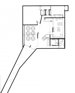 Vinařské centrum Loisium  - Půdorys suterénu - foto: © Steven Holl Architects