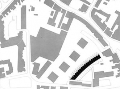 Řadové domy - pozemek Thomas de Beer - Situace - foto: Neutelings Riedijk Architects