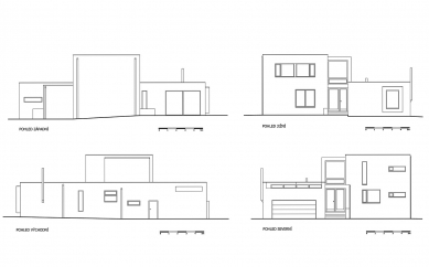 Rodinný dům Jinonice - Pohledy - foto: Atelier A ČR