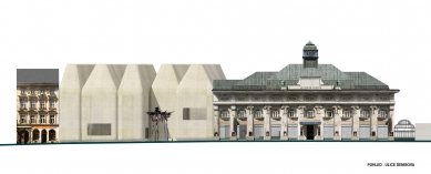 Středoevropské fórum Olomouc - Pohled z ulice Denisovy - foto: Šépka architekti