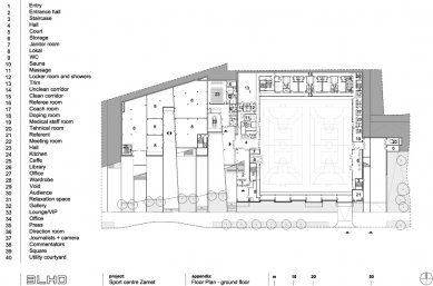 Zamet Centre - Ground floor plan - foto: © 3LHD