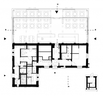 Reconstruction d.n.2 in Stromovka - Půdorys - současný stav