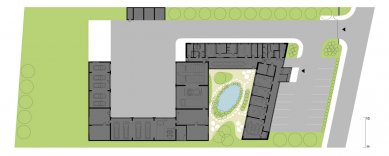 Operation Center VAS - <html>Půdorys přízemí</html> 

<html>Ground floor plan</html> - foto: Tomáš Dvořák architekti