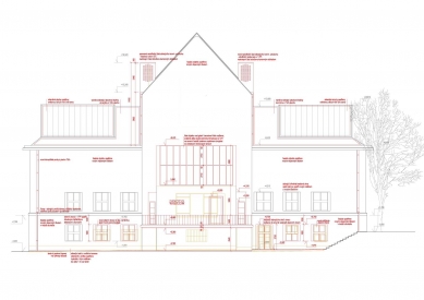 Reconstruction of the House of Art of the City of Brno - Northern facade