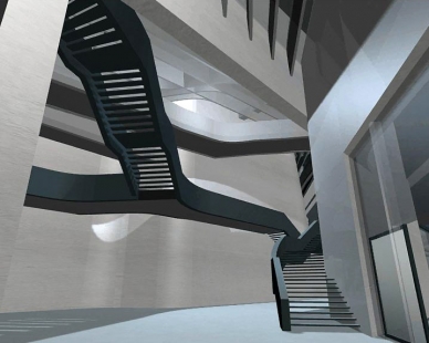 MAXXI - muzeum umění 21. století - Vizualizace - foto: Zaha Hadid Architects 