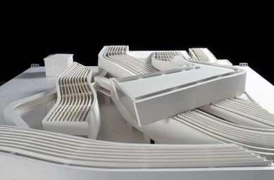 MAXXI - muzeum umění 21. století - Model - foto: Zaha Hadid Architects 