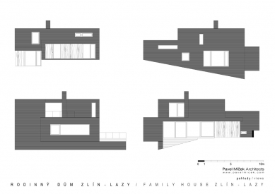 Rodinný dům Zlín - Lazy - Pohledy - foto: Pavel Míček Architects