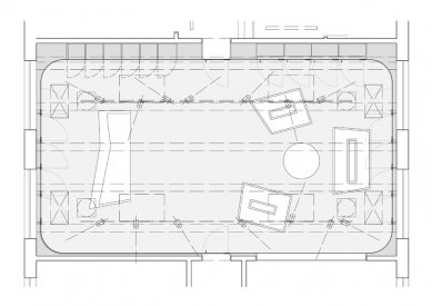 Showroom DuPont - Půdorys - foto: Mimosa architekti