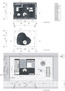 Charred Cedar House - Půdorysy - foto: naf architect & design