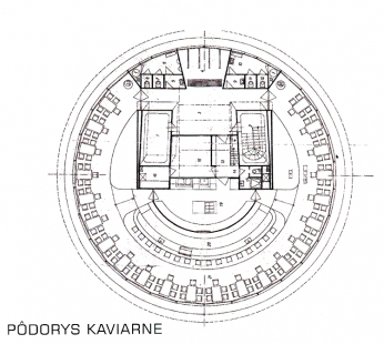 Nový most - Půdorys kavárny - foto: Archiv redakce