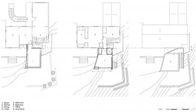 Diamantový dům - Půdorysy - foto: XTEN Architecture