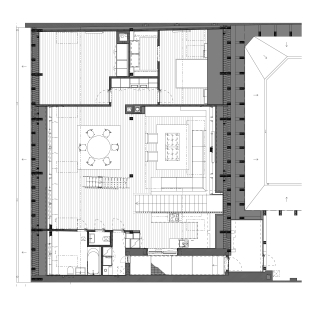 Double-storey attic apartment in Litoměřice - Floor plan - current state