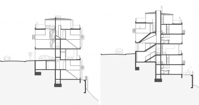 Lofts Yungay II - Řezy - foto: Rearquitectura