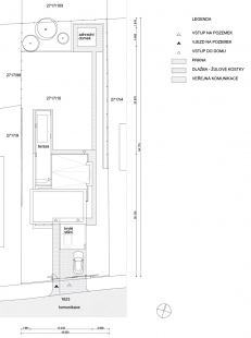 Rodinný dům U Zastávky - Situace - foto: Qarta architektura