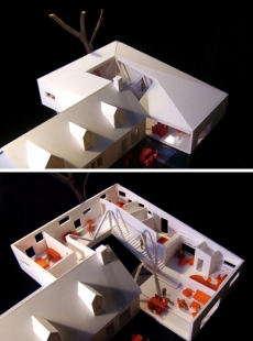 Spirálový dům - Model