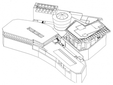 Leeum - umělecké muzeum Samsung - Axonometrie