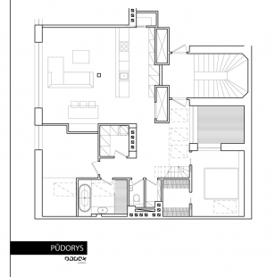 Ground floor apartment Myslbekova - <translation>Pfloor plan</translation>