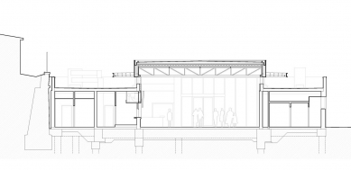 Temporary check-in hall of the bus station at Florenc - <translation>Cut</translation>