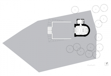 Restoration of the Chapel of Saint Roch - Situation - foto: knesl + kynčl architekti