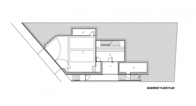 Freshwater House  - Foundation plan of the basement - foto: Chenchow Little Architects