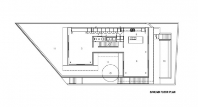 Freshwater House  - Ground floor plan - foto: Chenchow Little Architects