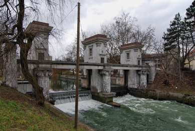 Zdymadlo na řece Lublanica - foto: Petr Šmídek, 2008